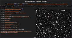 Desktop Screenshot of cometchaser.de